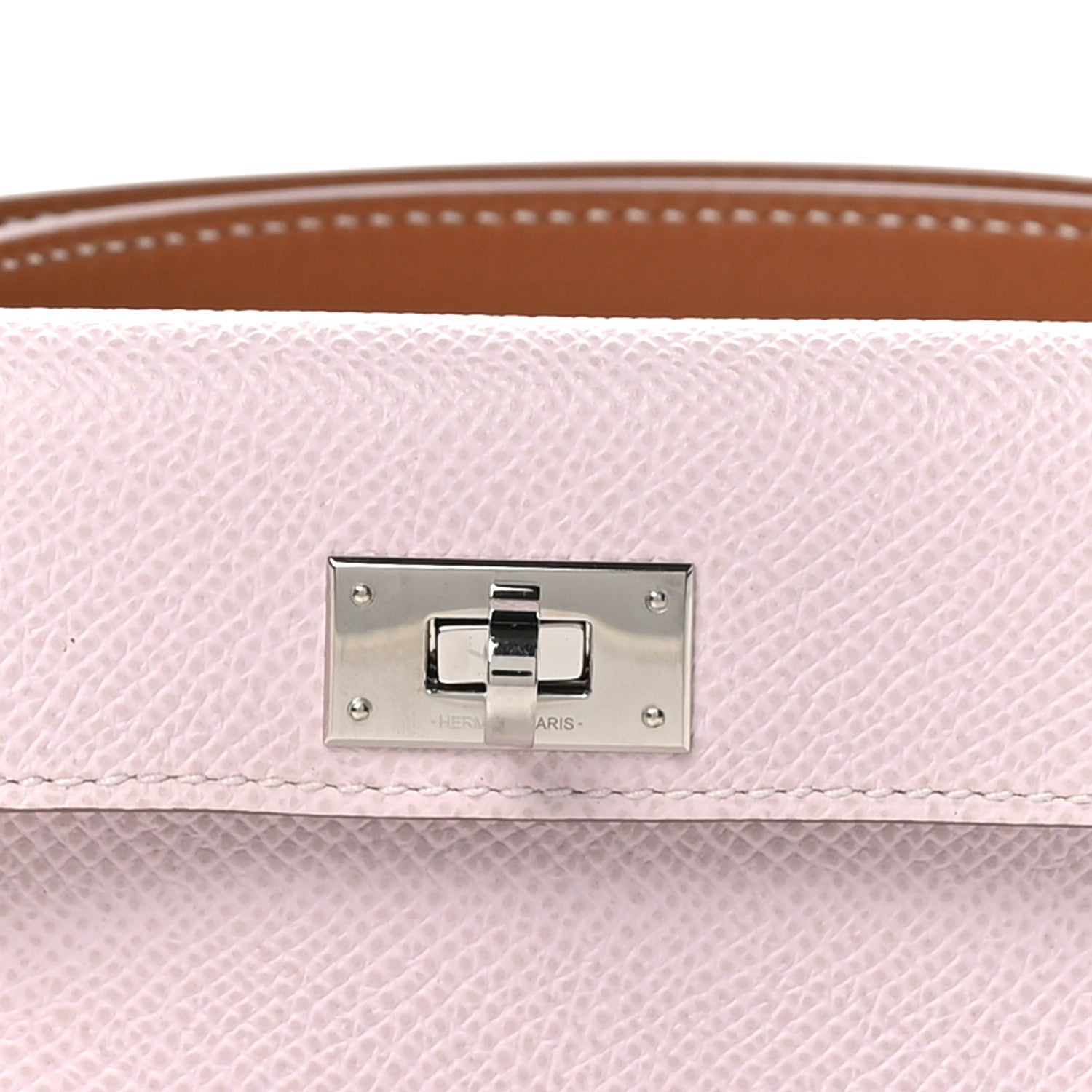 Hermes Swift Epsom Pocket Kelly Shoulder Strap Gold Mauve Pale 3 of 6