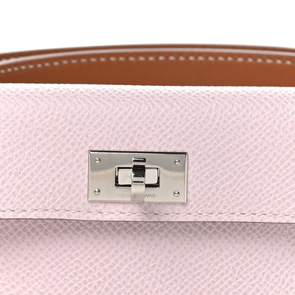 Hermes Swift Epsom Pocket Kelly Shoulder Strap Gold Mauve Pale 3 of 6