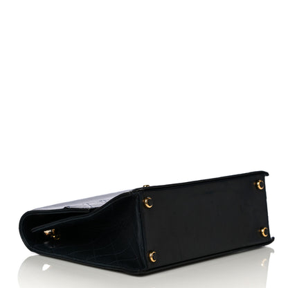 Chanel Lambskin Quilted Jumbo Single Flap Black 4 of 24