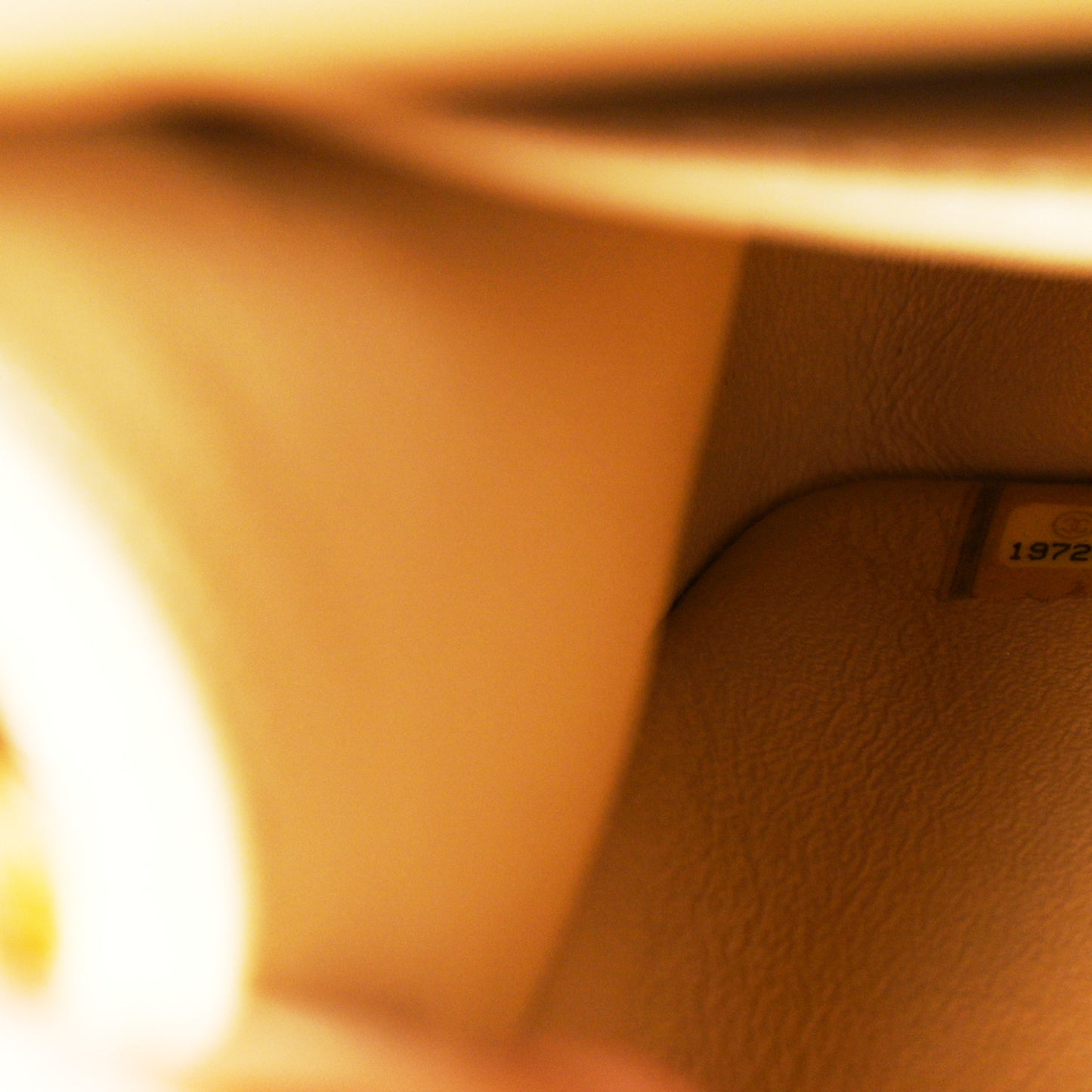 Caviar Quilted Jumbo Double Flap Beige