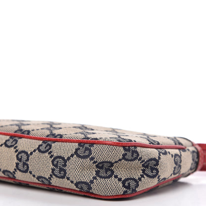 Gucci Monogram Small Pochette Red 7 of 9
