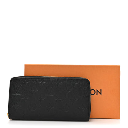 Louis Vuitton Empreinte Zippy Wallet Black 24 of 24