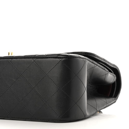 Chanel Lambskin Quilted Jumbo Double Flap Black 10 of 11