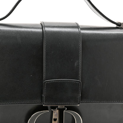 Christian Dior 30 Montaigne Flap Bag Black 10 of 12