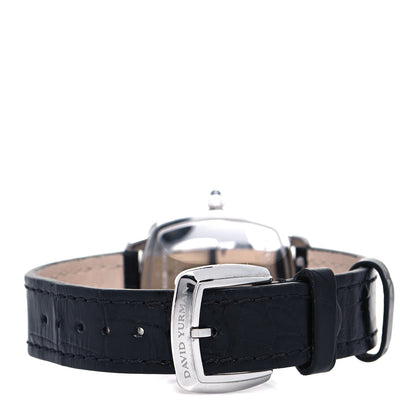 David Yurman Stainless Steel Alligator Diamond 27mm Albion Quartz Watch Black 3 of 5