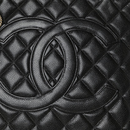Chanel Caviar Quilted Medallion Tote Black 9 of 11