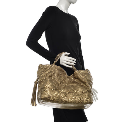 Chanel Calfskin Embroidered Ca D’Oro Tote Gold 2 of 8