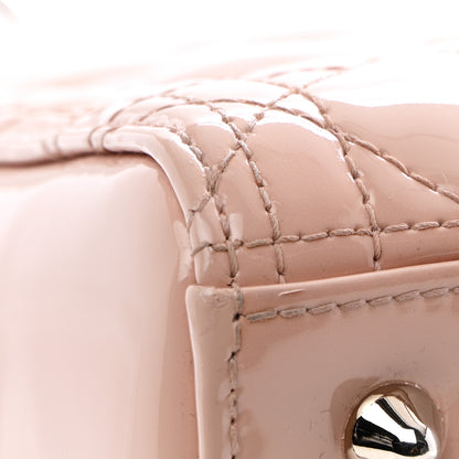 Christian Dior Patent Cannage Medium Lady Dior Rose Clair 21 of 35
