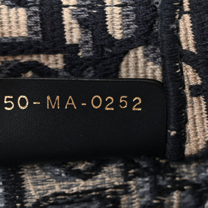 Christian Dior Oblique Mini Book Tote Phone Bag Blue 7 of 10