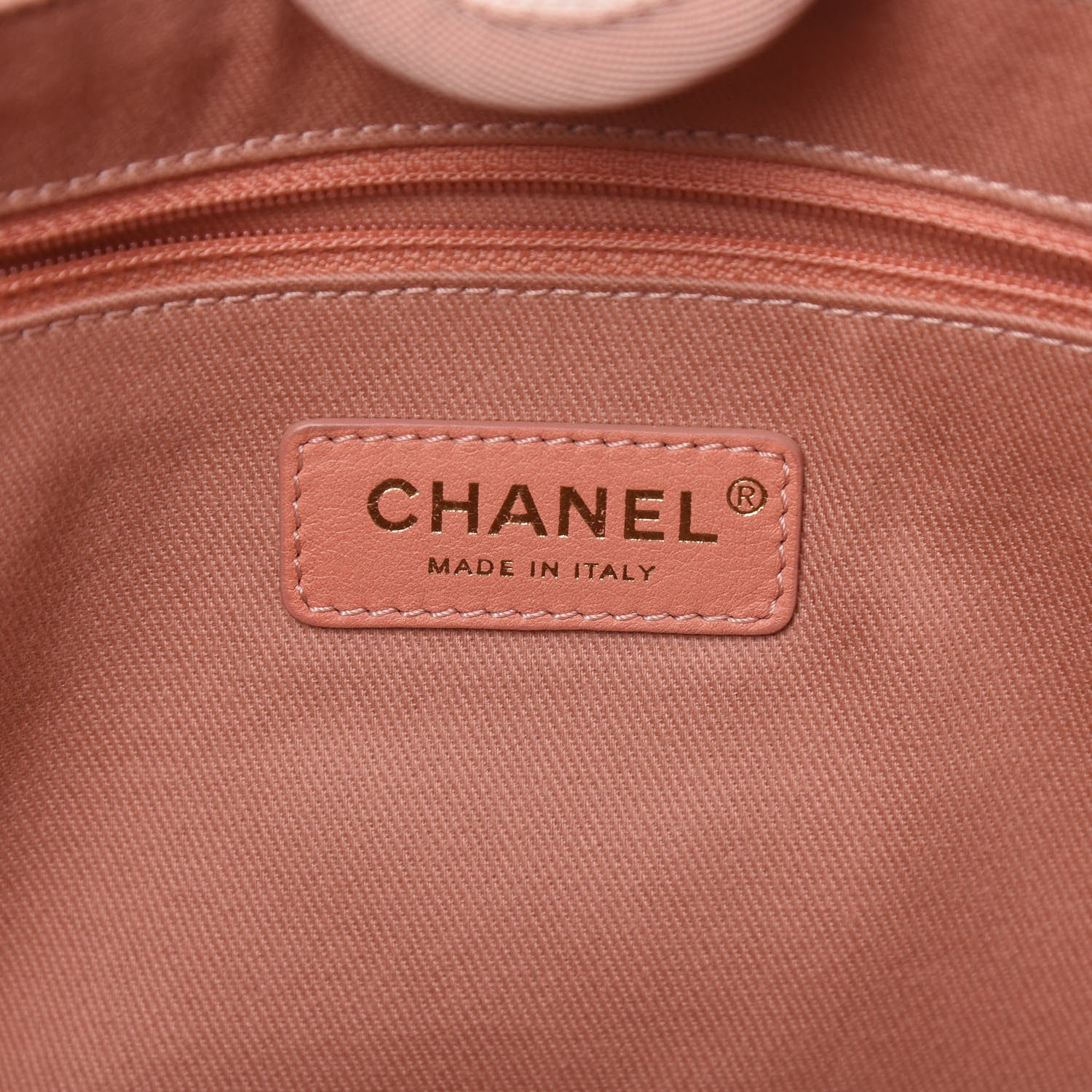 Chanel Mixed Fibers Striped Small Deauville Tote Light Pink 5 of 10