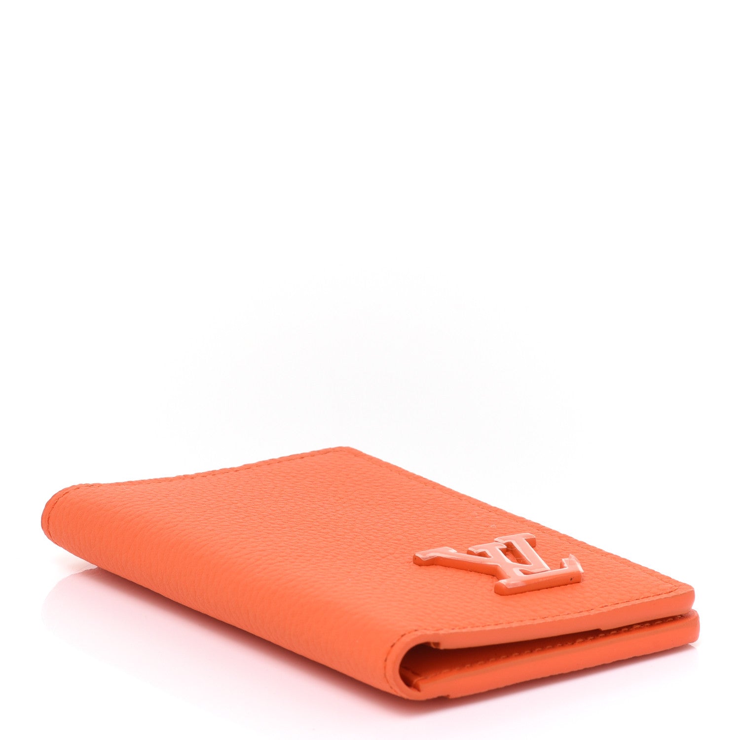 Louis Vuitton Grained Calfskin Pocket Organizer Orange 4 of 7