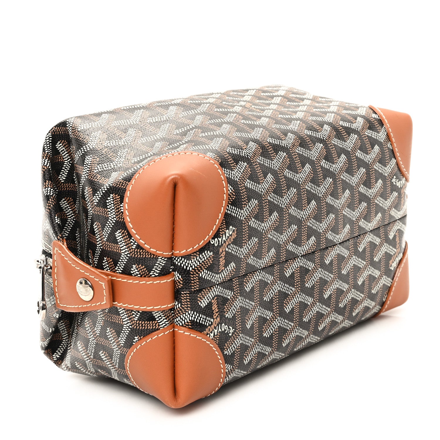 Goyard Goyardine Boeing 25 Trousse de Toilette Black Gold 4 of 8