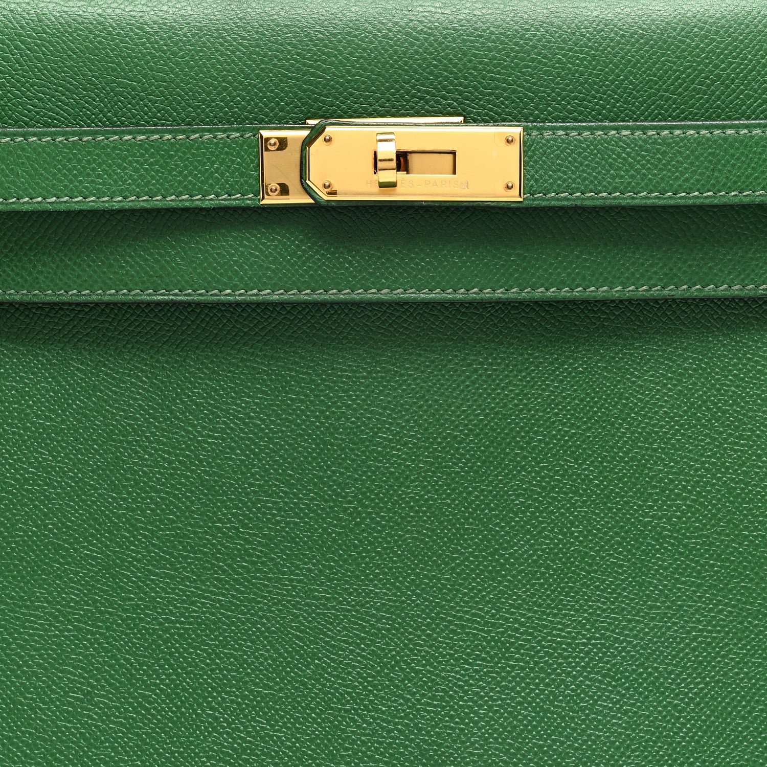 Hermes Courchevel Kelly Sellier 32 Vert Clair 8 of 10