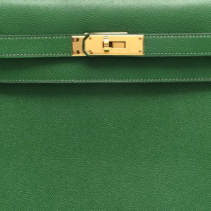 Hermes Courchevel Kelly Sellier 32 Vert Clair 8 of 10