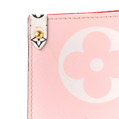 Louis Vuitton Monogram Giant Onthego GM Rouge Rose 13 of 14