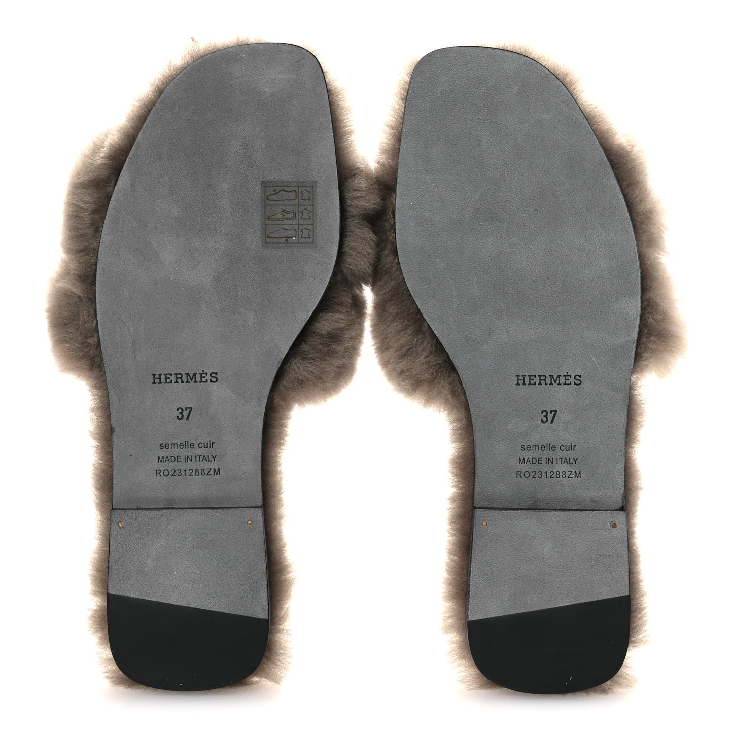 Woolskin Oran Sandals 37 Etoupe