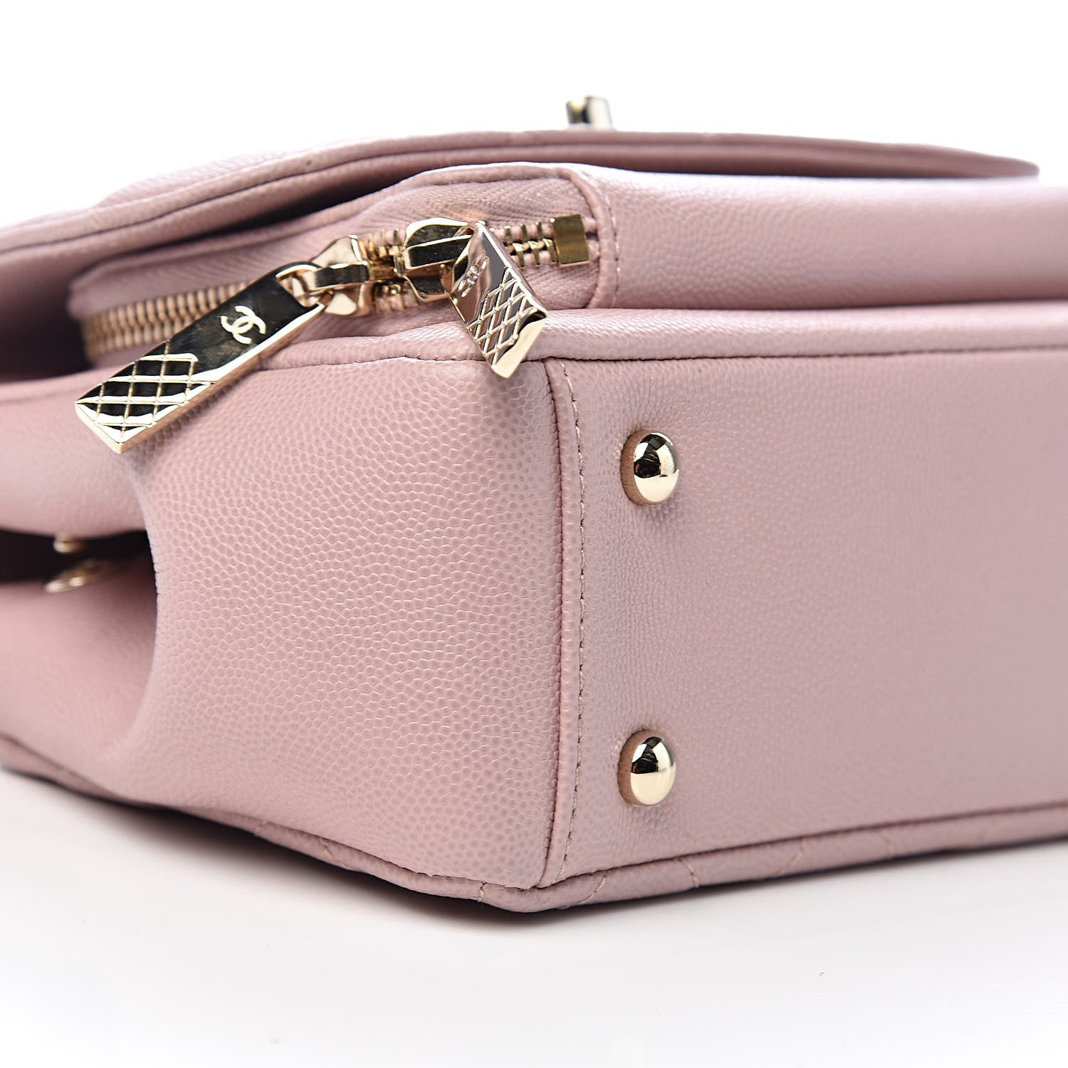 Chanel Caviar Quilted Mini Business Affinity Flap Light Pink 8 of 11