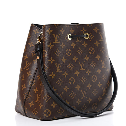 Louis Vuitton Monogram Neonoe MM Black 2 of 10