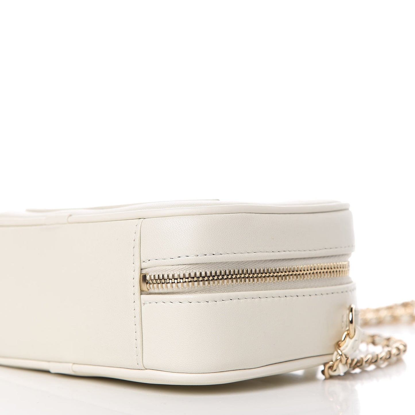 Lambskin CC Mania Camera Case White