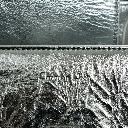 Christian Dior Metallic Calfskin Large Diorever Flap Silver 7 of 7