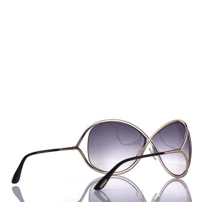 Tom Ford Miranda Crossover Sunglasses TF130 Black Rose Gold 4 of 8