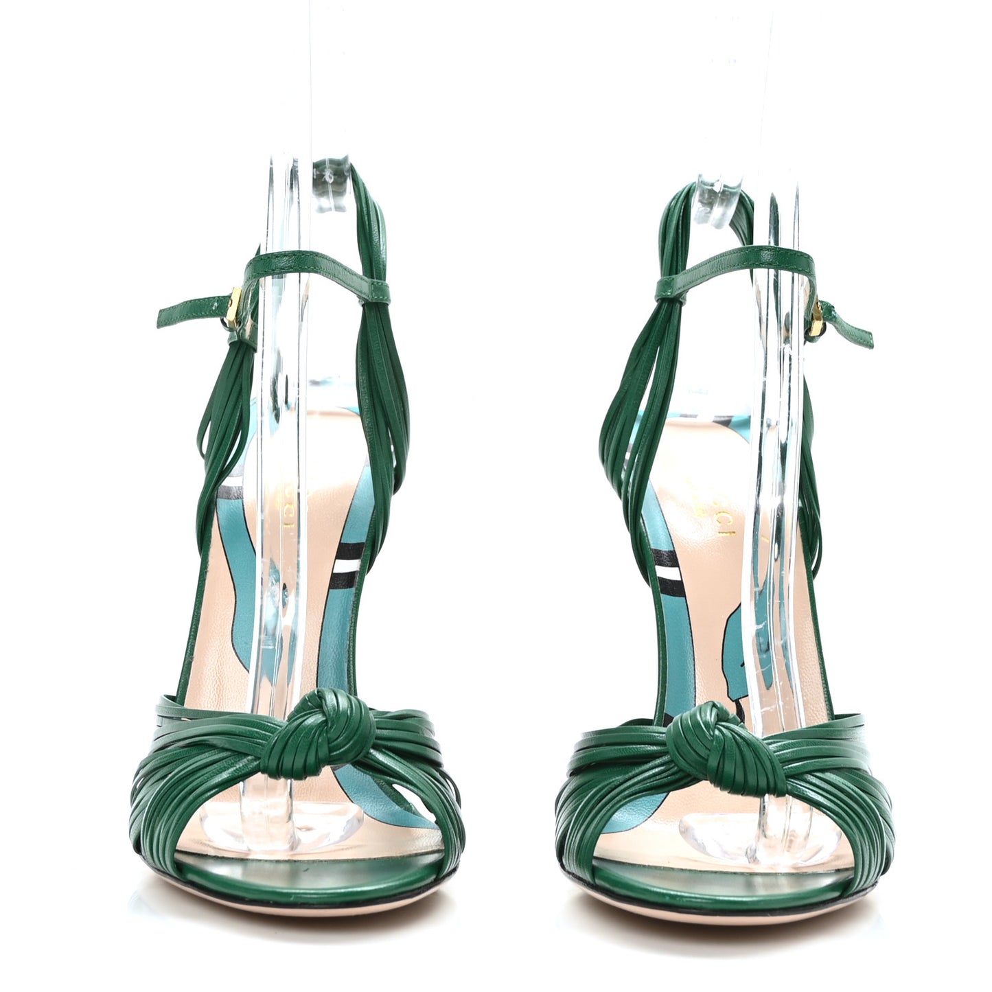 Malaga Kid Knotted Allie Sandals 37.5 Emerald