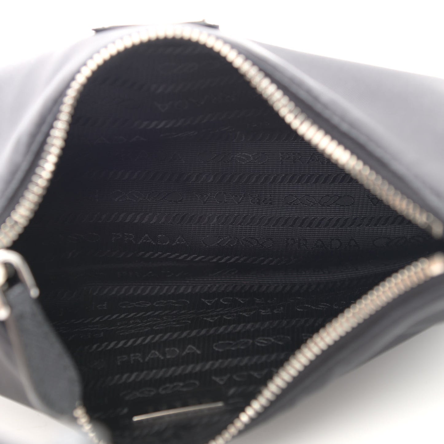 Tessuto Nylon Saffiano Mini Re-Edition 2005 Bag Black