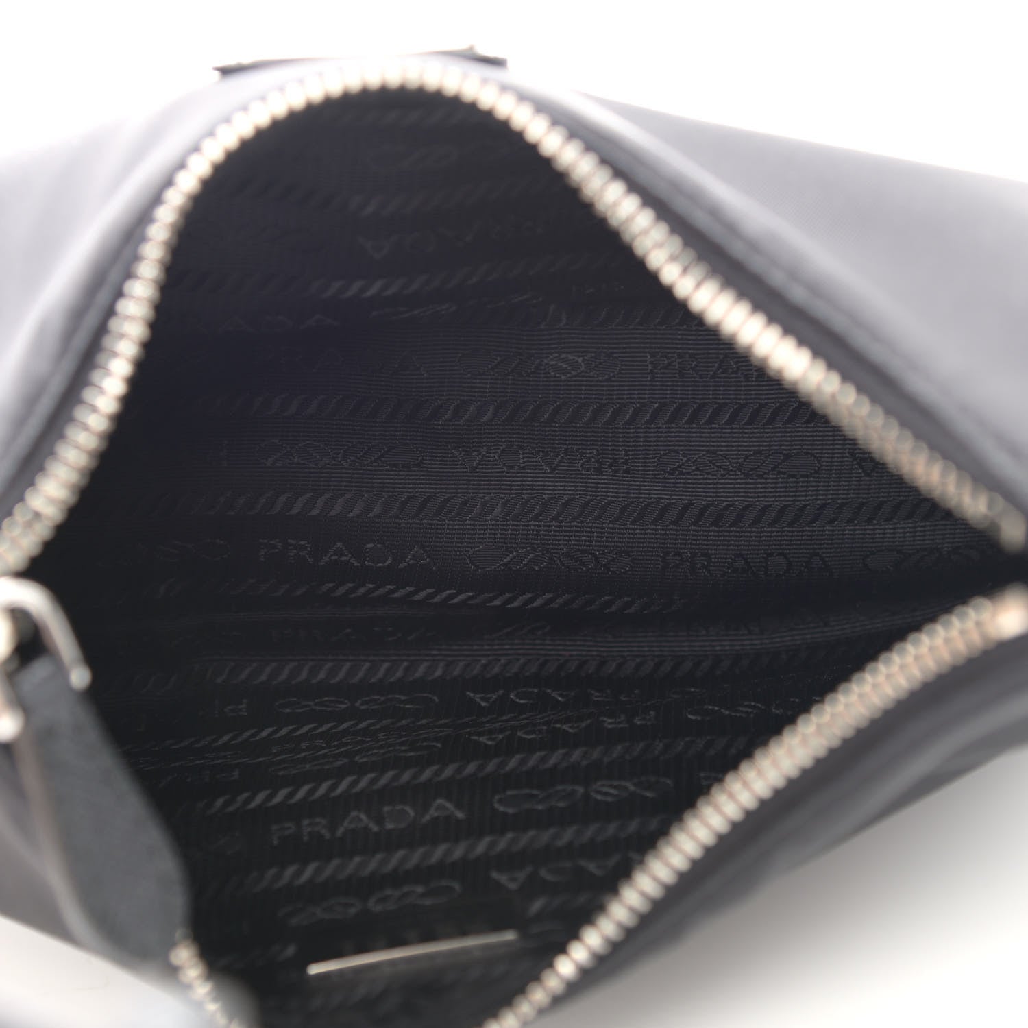 Prada Tessuto Nylon Saffiano Mini Re-Edition 2005 Bag Black 5 of 10