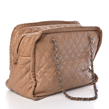 Chanel Calfskin Quilted Istanbul Shoulder Bag Beige 3 of 10