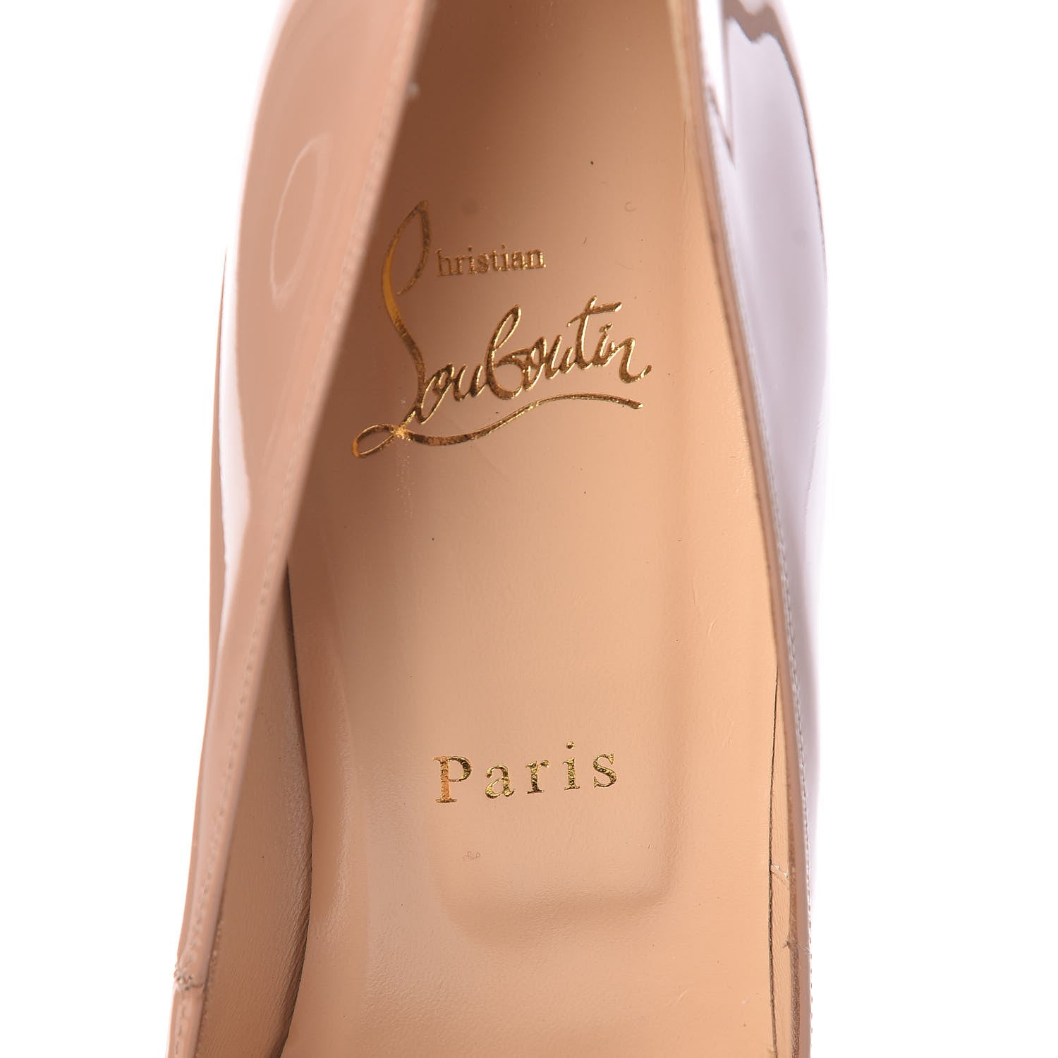 Christian Louboutin Patent New Simple 100 Pumps 39 Nude 6 of 9