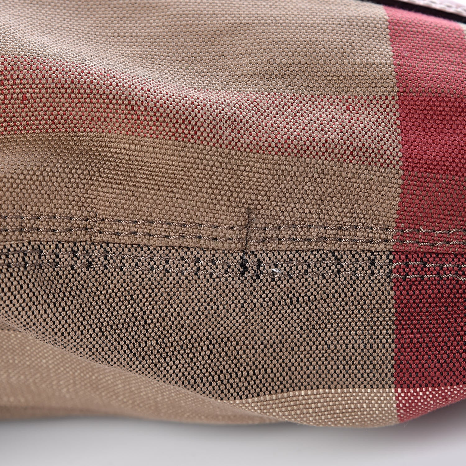 Burberry Canvas Mega Check Medium Ashby Hobo Saddle Brown 21 of 21