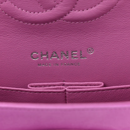 Chanel Lambskin Quilted Medium Double Flap Pink 6 of 10
