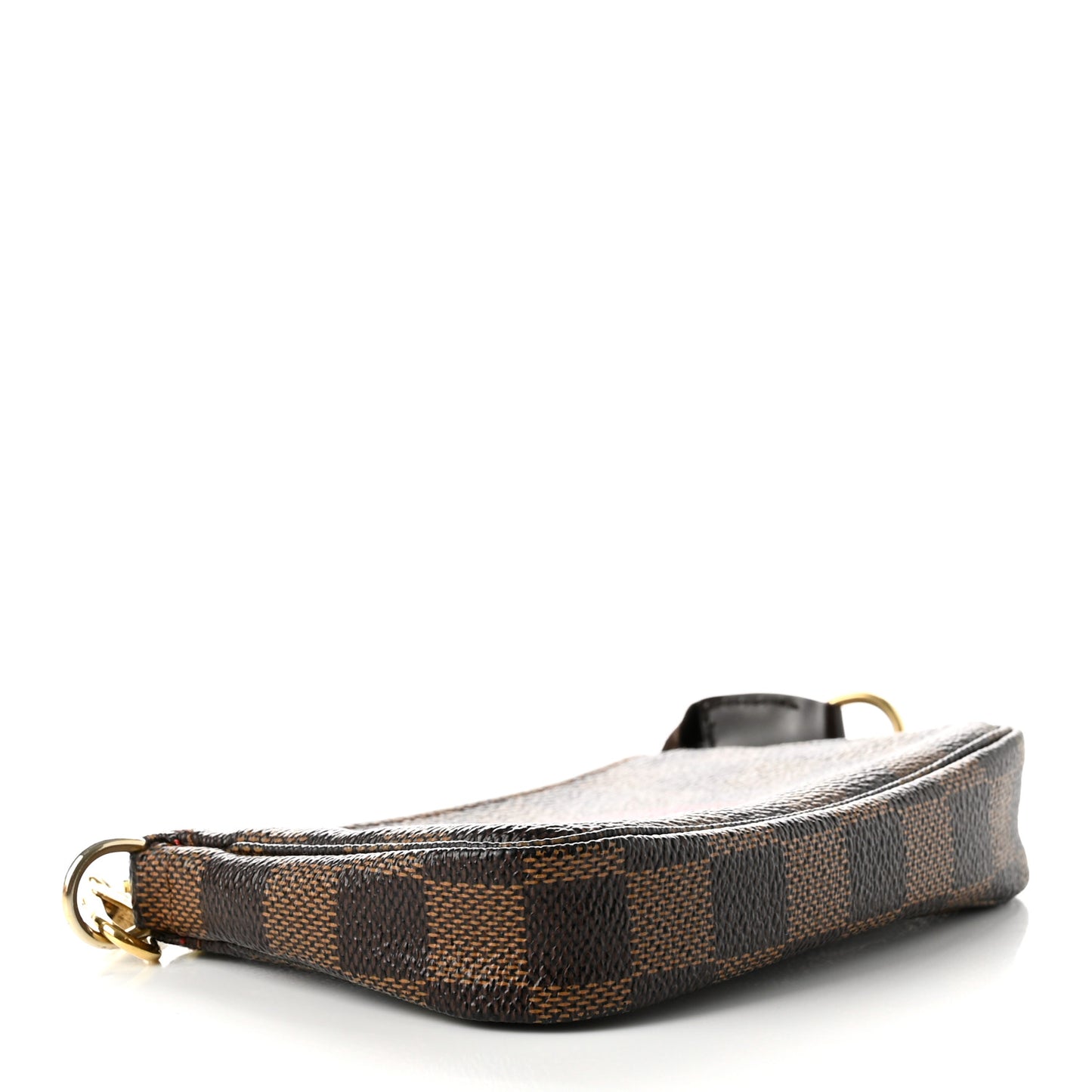 Damier Ebene Complice Trunks and Bags Mini Pochette Accessories Red