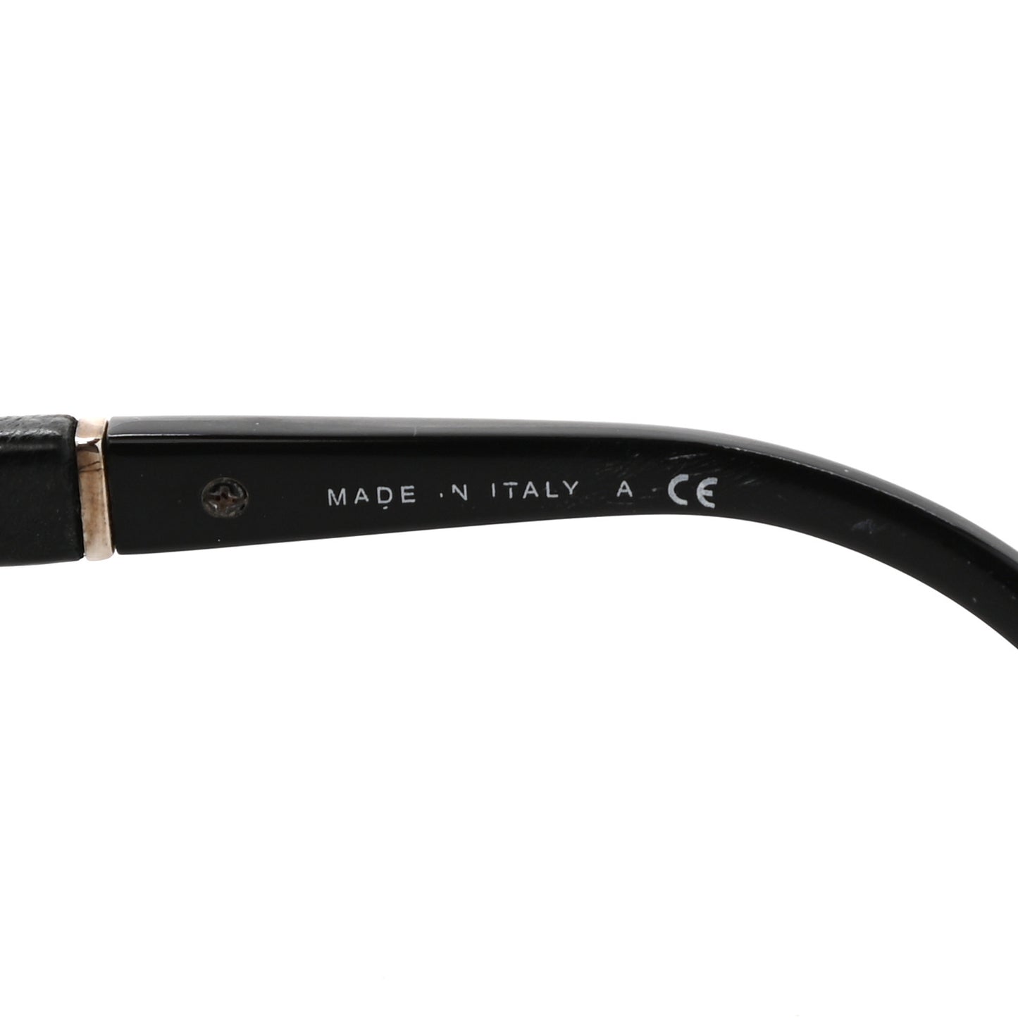 Lambskin Quilted CC Aviator Sunglasses 4195-Q Black