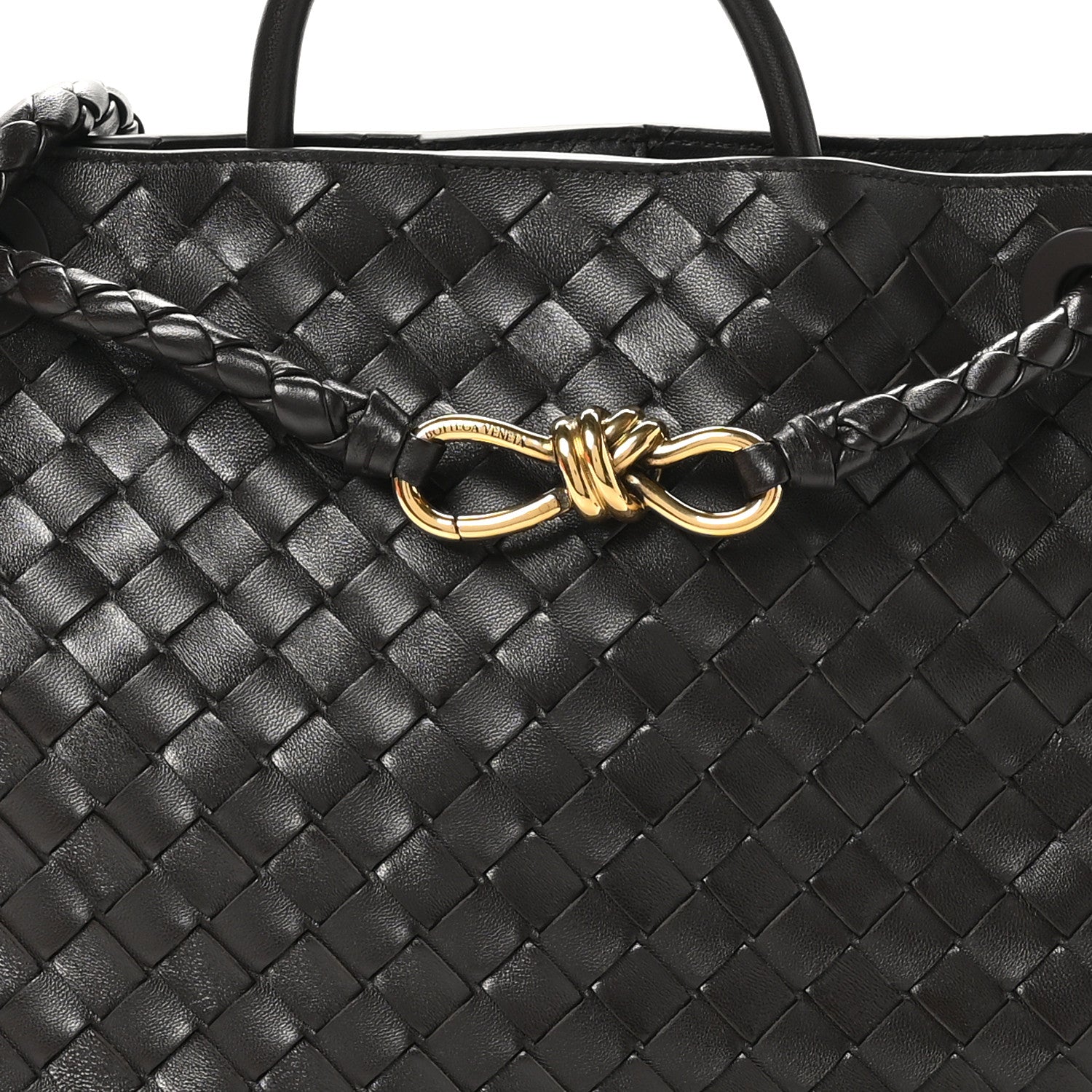Bottega Veneta Nappa Intrecciato Medium Andiamo Shoulder Bag Fondant 7 of 8