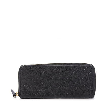 Louis Vuitton Empreinte Clemence Wallet Black 1 of 6