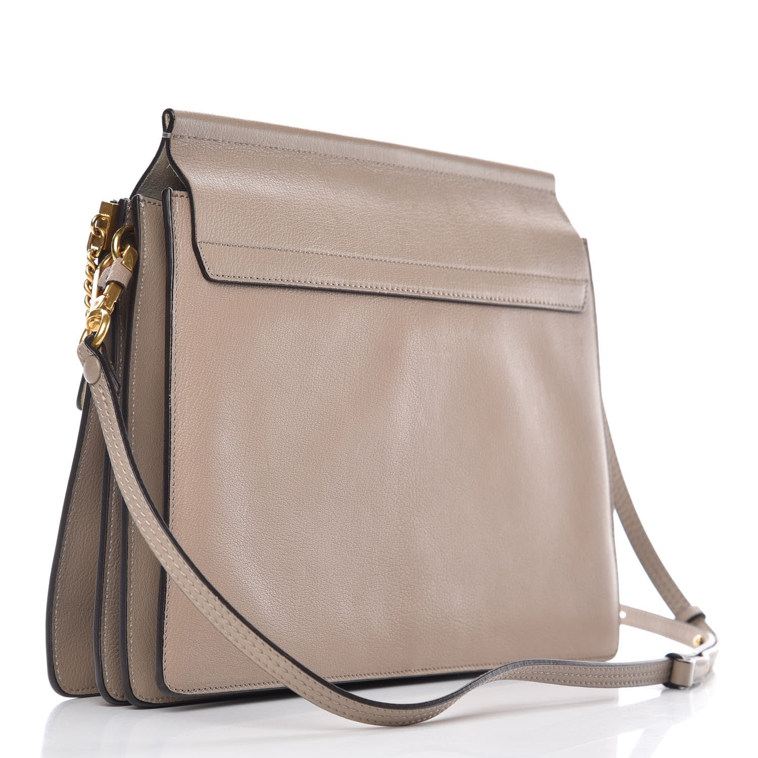 Chloe Calfskin Medium Faye Shoulder Bag Motty Grey 3 of 12