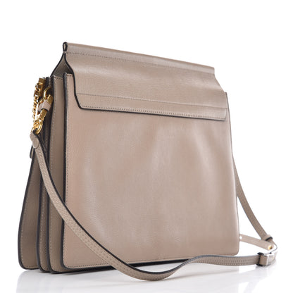 Chloe Calfskin Medium Faye Shoulder Bag Motty Grey 3 of 12