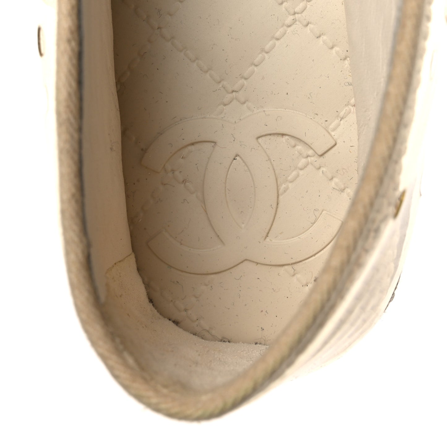 PVC Raffia CC Espadrilles 36 Beige