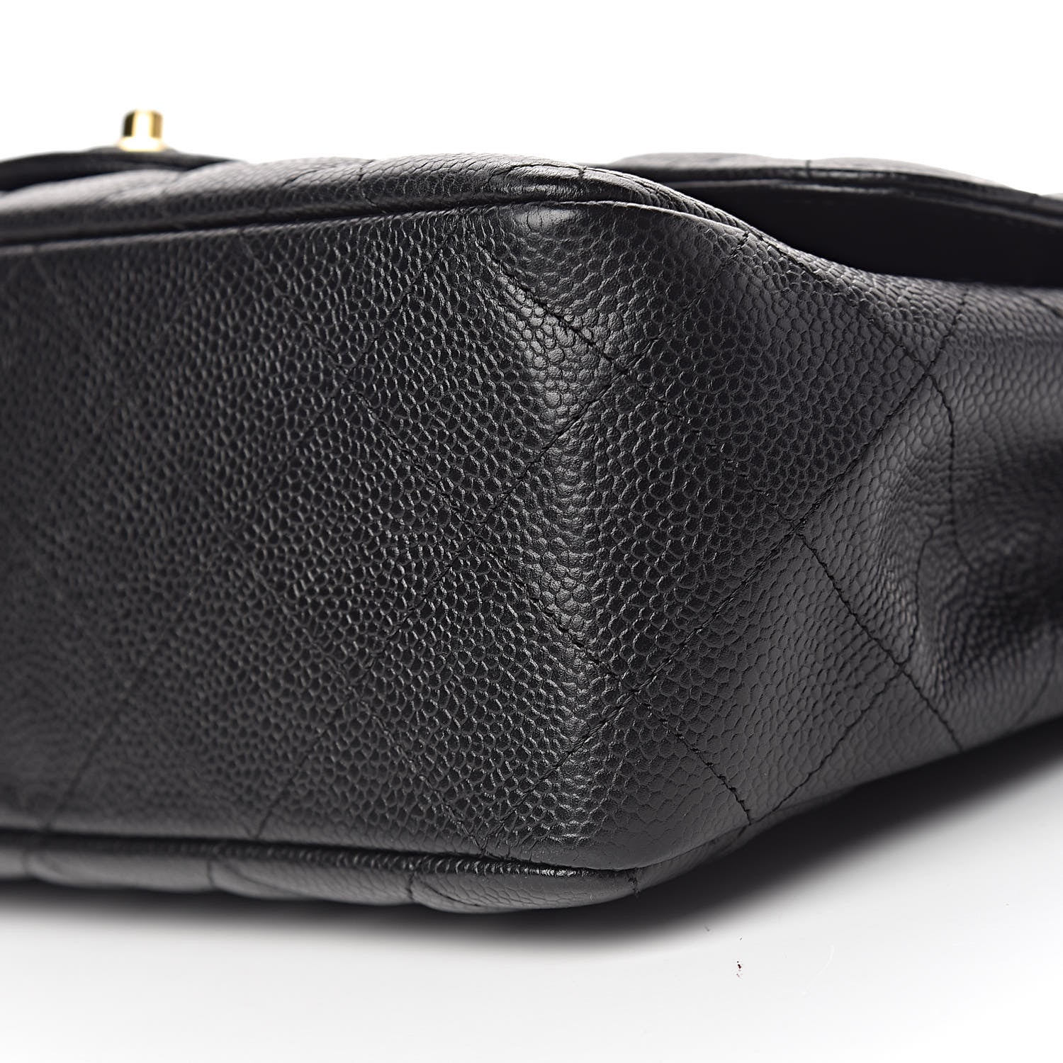 Chanel Caviar Quilted Jumbo Single Flap Black 12 of 12