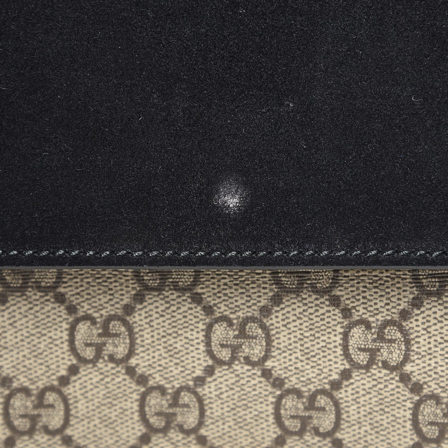GG Supreme Monogram Small Dionysus Shoulder Bag Black