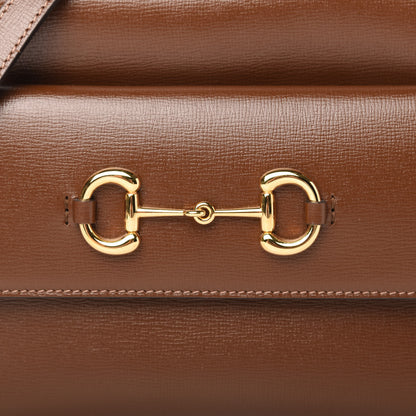 Gucci Azalea Calfskin Small Horsebit 1955 Shoulder Bag Brown Sugar 10 of 10