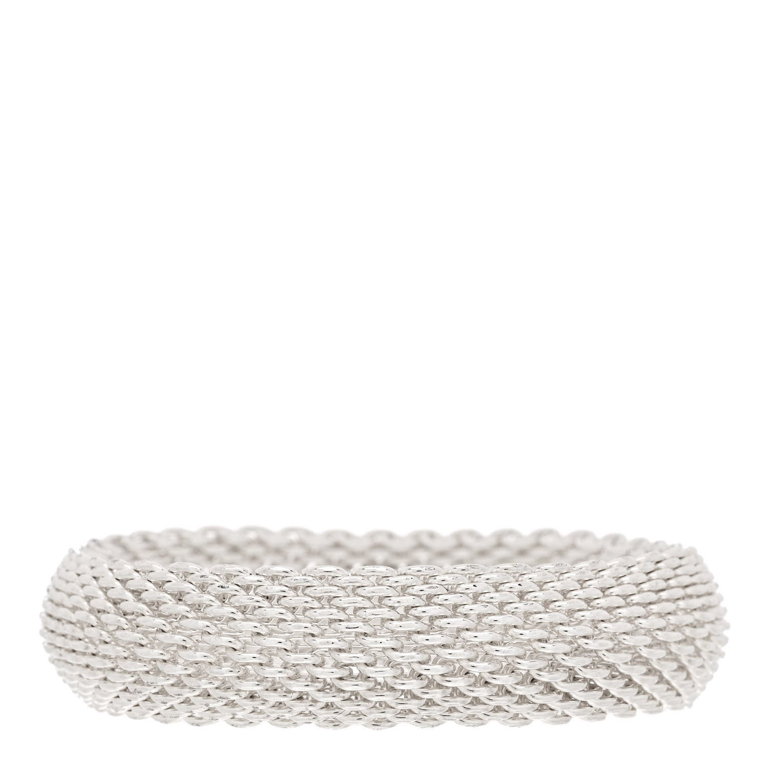Tiffany Sterling Silver Somerset Mesh Bracelet 1 of 3