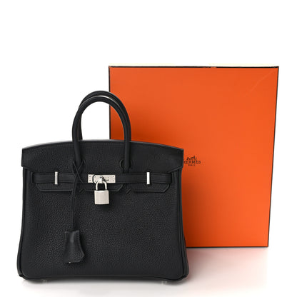 Hermes Togo Birkin 25 Black 9 of 9