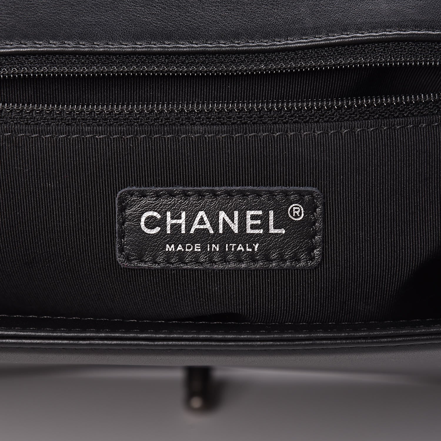 Chanel Lambskin Quilted Large Boy Flap Dark Grey 6 of 14