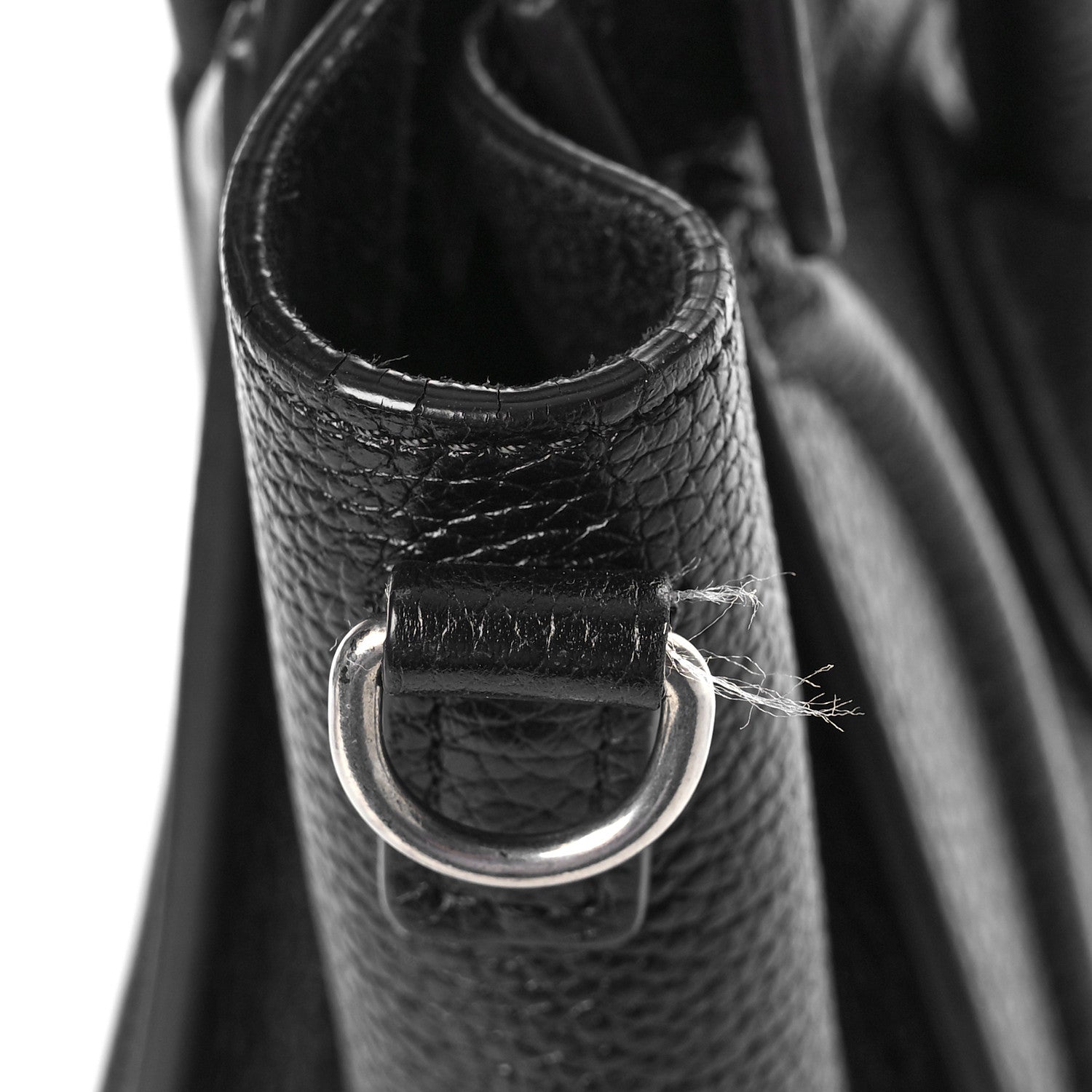 Celine Drummed Calfskin Nano Luggage Black 12 of 16