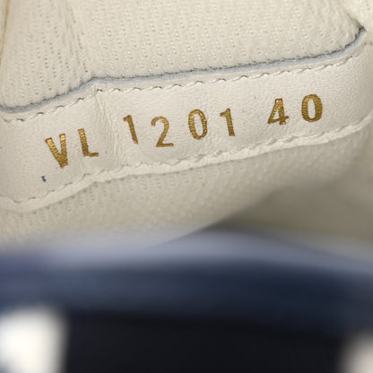 Louis Vuitton Denim Monogram Squad Sneakers 40 Marine 8 of 9