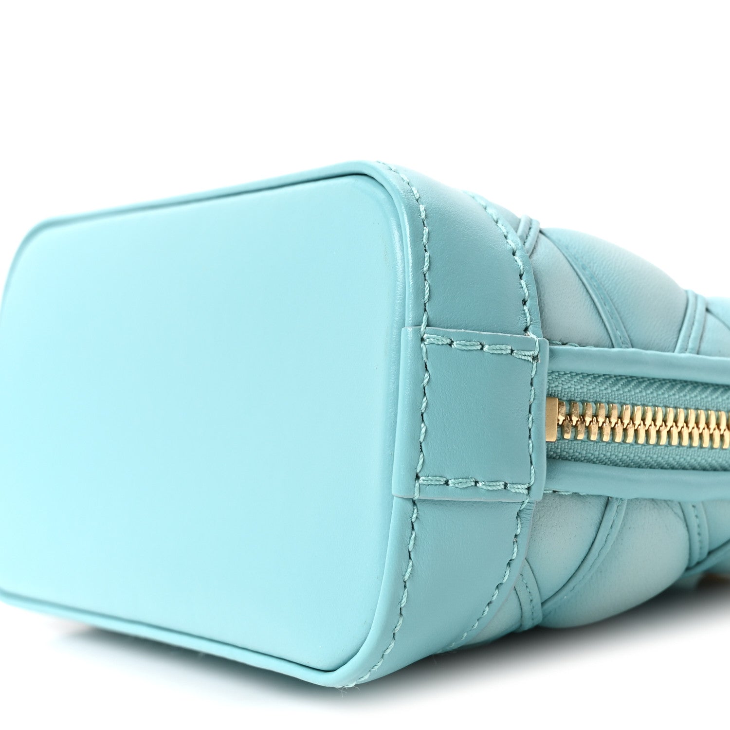Louis Vuitton Lambskin Malletage Alma Nano Lagoon Blue 9 of 9