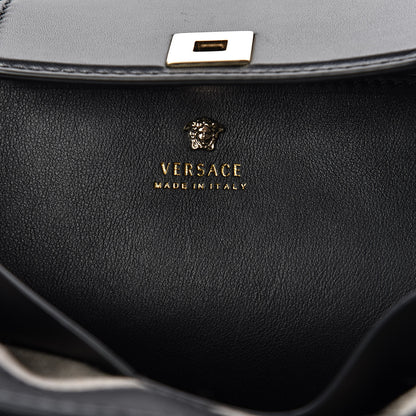 Versace Calfskin Large Palazzo Empire Bag Black 8 of 11
