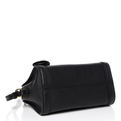 Alexander McQueen Pebbled Calfskin Mini Padlock Tote Black 4 of 9